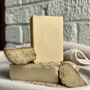 Chamomile and ginger goat milk soap