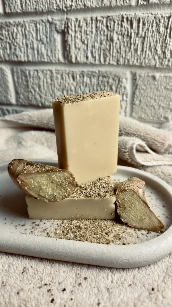 Chamomile and ginger goat milk soap