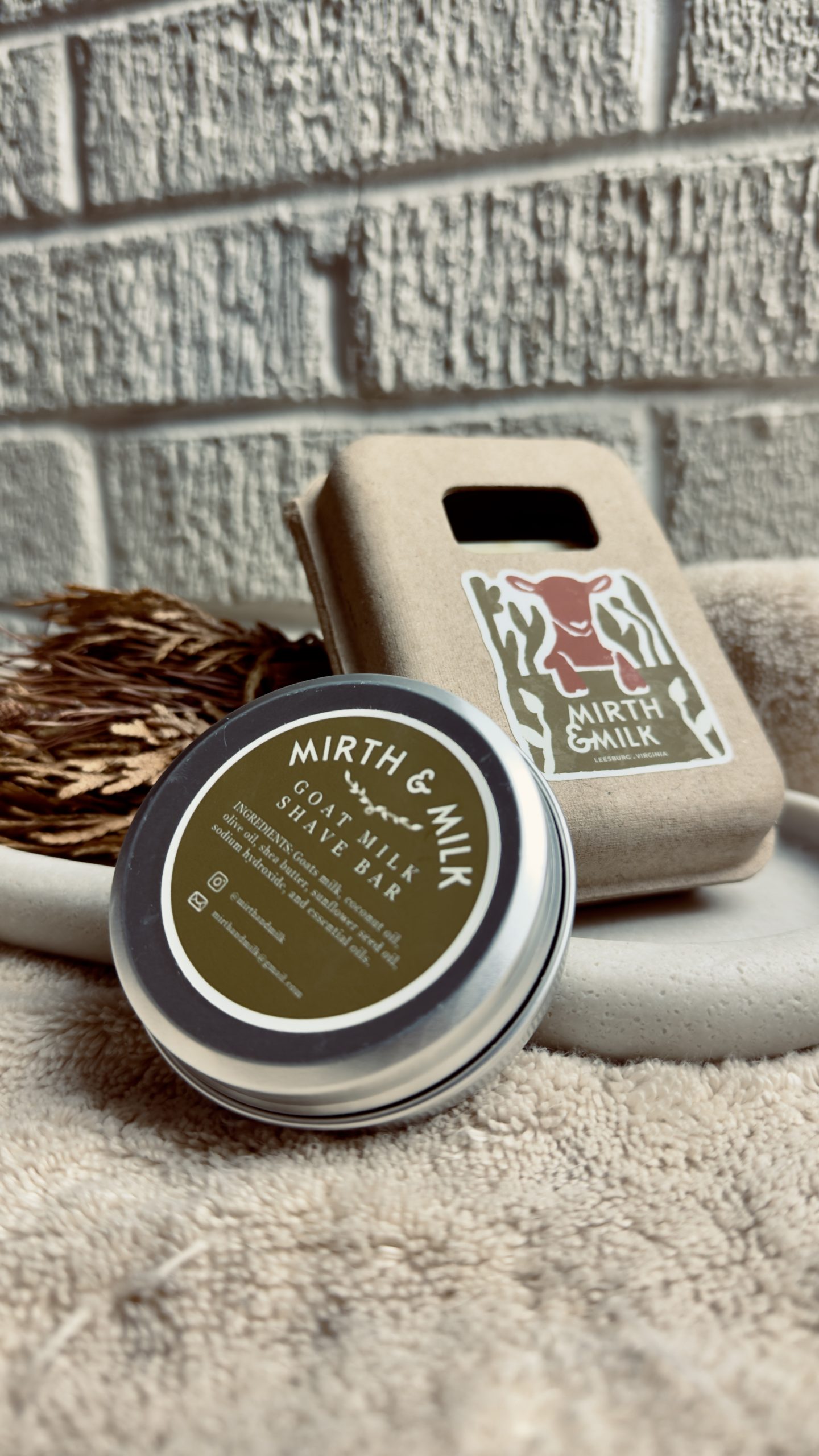 Goat Milk Shave Bar – Lavender & Lemongrass - Image 3
